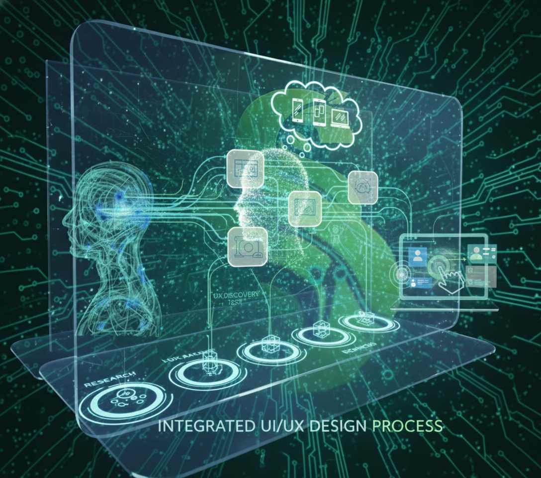 Interactive Web Design Graphic Representation image